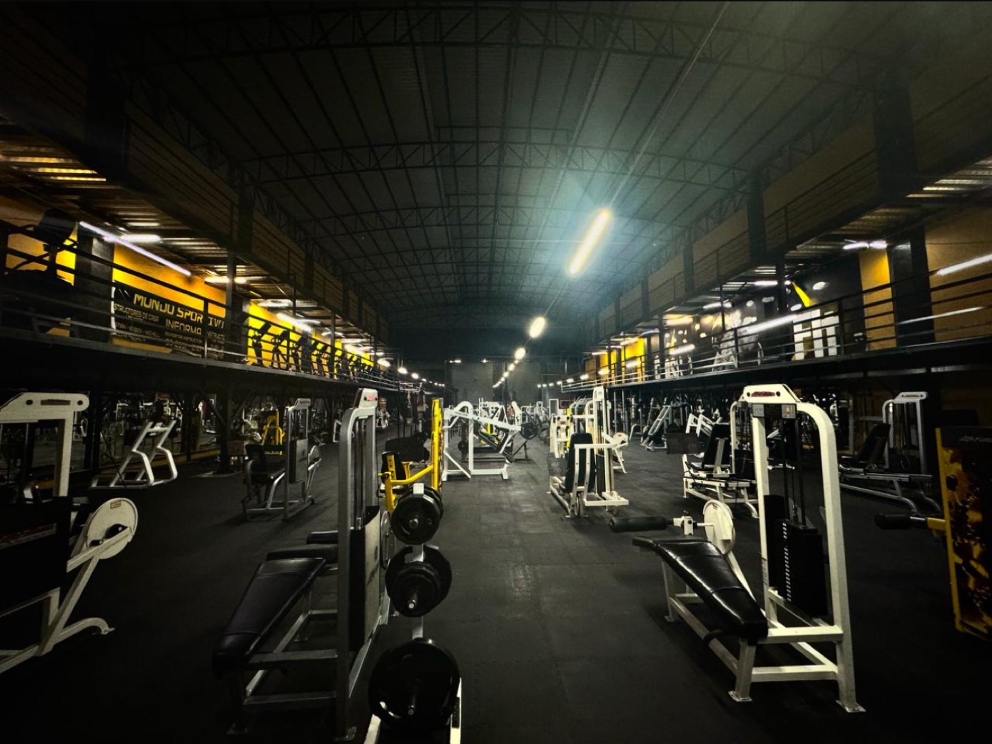 Vista de la nave del gimnasio